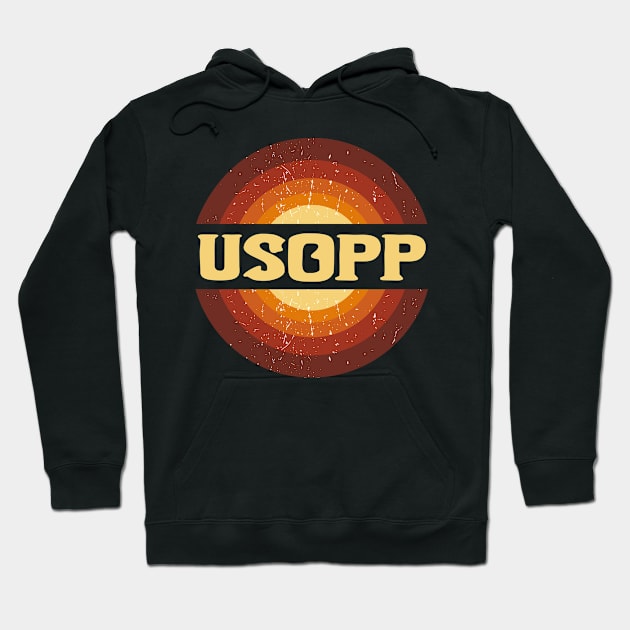 Vintage Proud Name Usopp Birthday Gifts Circle Hoodie by Kisos Thass